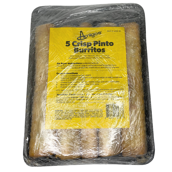 Amigos Crisp Pinto Burritos 5 Count | Hy-Vee Aisles Online Grocery