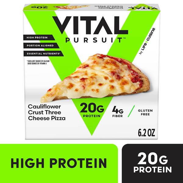 Vital Pursuit Thin Crust Cheese Lovers Pizza, High Protein