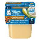 Gerber 2nd Foods Baby Foods, Pear Cinnamon with Oatmeal, 4 oz Tub (2 Pack)