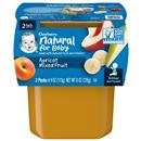 Gerber 2nd Foods Natural for Baby Baby Food, Apricot Mixed Fruit, 4 oz Tubs (2 Pack)