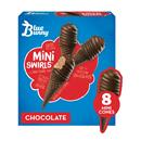 Blue Bunny Mini Swirls Chocolate Cones, Frozen Dessert
