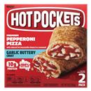 Hot Pockets Premium Pepperoni Pizza with Garlic Buttery Crust 2pk