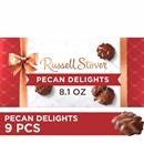 Russell Stover Pecan Delights Milk Chocolate Candy Gift Box