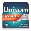 Unisom SleepTabs Tablets, Sleep-Aid, Doxylamine Succinate