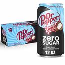 Dr Pepper Zero Sugar Creamy Coconut Soda 12Pk
