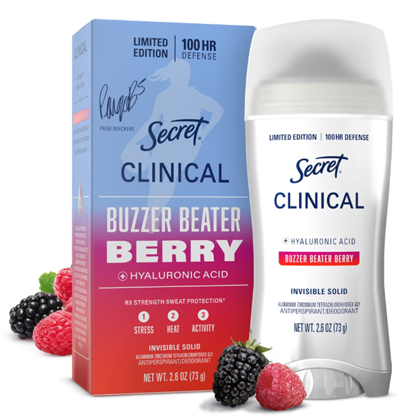 Secret Clinical Buzzer Beater Berry Invisible Solid | Hy-Vee Aisles ...