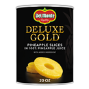 Del Monte Deluxe Gold Pineapple Slices In 100% Juice