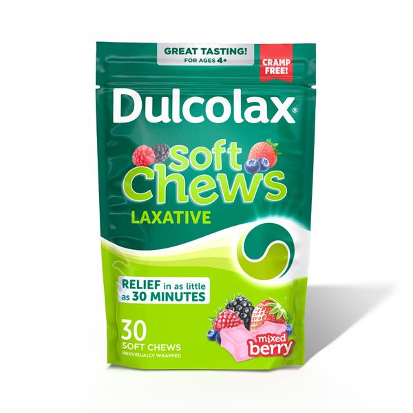 Dulcolax Saline Laxative Soft Chews, Mixed Berry Flavor | Hy-Vee