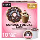 The Original Donut Shop One Step Sundae Fundae Latte, Keurig Single-Serve K-Cup Pods, Flavored Coffee, 10 Count