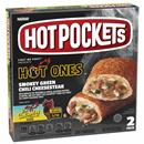 Hot Pockets Smokey Green Chili Cheesesteak Sandwiches 2 Pk