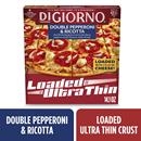 DiGiorno Loaded Ultra Thin Double Pepperoni & Ricotta Pizza