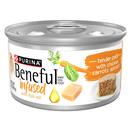 Purina Beneful Infused Wet Pate Dog Food With Real Chicken, Carrots and Spinach, With Fish Oil for Dogs