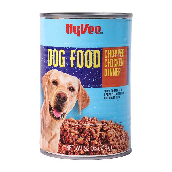 Hy-Vee Canned Chopped Chicken Dinner Dog Food | Hy-Vee Aisles