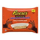 REESE'S Milk Chocolate With Vanilla Flavored Creme Snack Size Peanut Butter Cups Werewolf Tracks, Halloween Candy Bag
