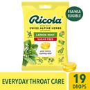 Ricola Sugar Free Lemon Mint Herb Throat Drops