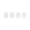 Hy-Vee Seasons Holiday Stemless Wine Glasses, Set of 4