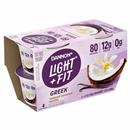 Dannon Light + Fit Greek Toasted Coconut Vanilla Fat Free Yogurt