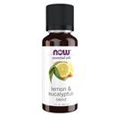 NOW Essential Oils, Lemon & Eucalyptus Oil Blend, Invigorating Aromatherapy Scent