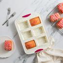 Trudeau Confetti Silicone Mini Loaf Pan