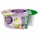 Dannon Light + Fit REMIX Key Lime Pie Nonfat Greek Yogurt with Graham Cookies and White Fudge Chunks Mix-Ins