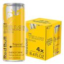 Red Bull Yellow Edition Tropical Energy Drink 4Pk