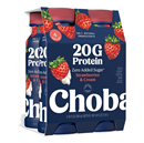 Chobani 20g Protein Greek Yogurt Drink Strawberry Cream, 4 Pack