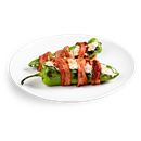 Imitation Crab Cheese Stuffed Hatch Pepper (Serving = 4 oz-wt)