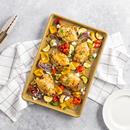Hy-Vee Seasons Gold Nonstick Jelly Roll Half-Sheet Baking Pan